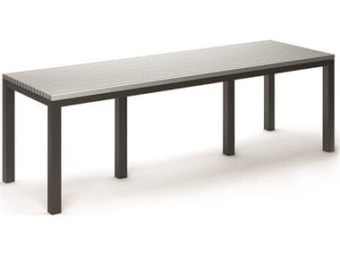 Homecrest Eden Aluminum 110''W x 35''D Rectangular Counter Table HC2634110