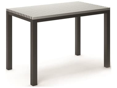 Homecrest Eden Aluminum 60''W x 35''D Rectangular Bar Table HC264060