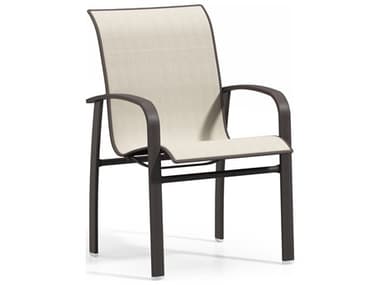 Homecrest Harbor Sling Aluminum Low Back Dining Arm Chair HC32680