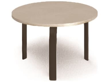 Homecrest Shadow Rock Aluminum 24'' Wide Round End Table HC3723RSH