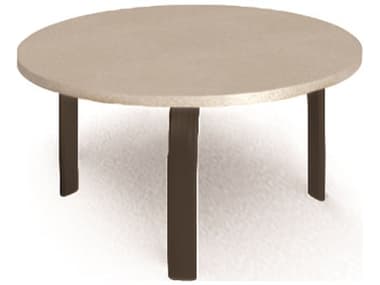 Homecrest Shadow Rock Aluminum 24'' Wide Round End Table HC3724RSH