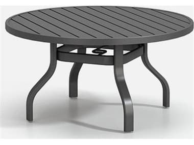 Homecrest Latitude Aluminum 42'' Wide Round Universal Base Chat Table HC3742RCLTNU