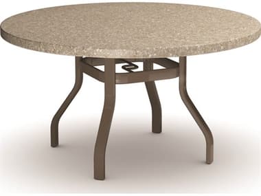 Homecrest Stonegate Aluminum 42'' Round Dining Table HC3742RDSGNU