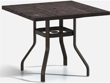 Homecrest Timber Aluminum 42'' Wide Square Universal Base Counter Table HC3742SBTMNU