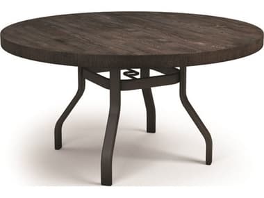 Homecrest Timber Natural Series Aluminum 54" Round Dining Table HC3754RFTMNU