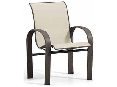 Homecrest Magneta Sling Aluminum Low Back Dining Arm Chair HC41680
