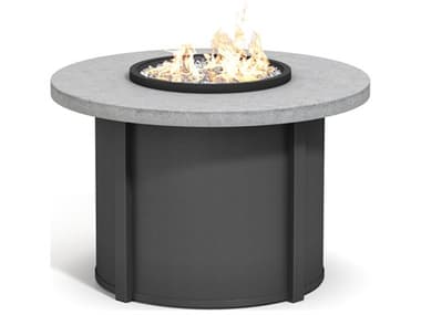 Homecrest Concrete Aluminum 42'' Round Fire Pit Table HC42RCTFPTT89RDC