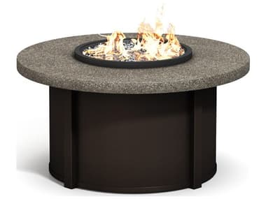 Homecrest Stonegate Aluminum Round Patio Fire Pit Table HC42RSGFPTT89RNC