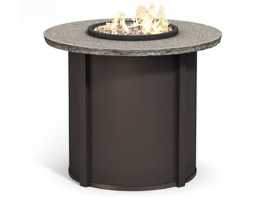 Homecrest Shadow Rock Aluminum 42'' Round Fire Pit Table HC42RSHFPTT89RBC