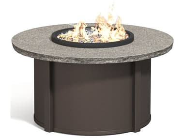 Homecrest Shadow Rock Aluminum 42'' Round Fire Pit Table HC42RSHFPTT89RNC