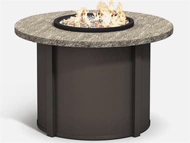 Homecrest Slate Aluminum 42'' Round Fire Pit Table Top HC42RSLFPTT