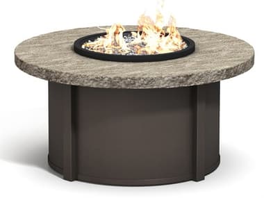Homecrest Slate Aluminum 42'' Round Fire Pit Table HC42RSLFPTT89RNC