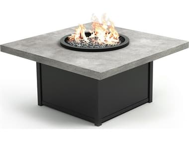 Homecrest Concrete Aluminum  42'' Square Fire Pit Table HC42SQCTTT89SNC