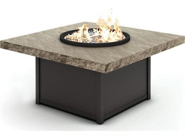 Homecrest Slate Aluminum 42'' Square Fire Pit Table HC42SQSLTT89SNC