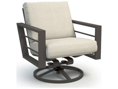 Homecrest Sutton Cushion Aluminum Low Back Swivel Rocker Lounge Chair HC4590A
