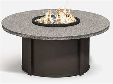 Homecrest Shadow Rock Aluminum 48'' Round Fire Pit Table Top HC48RSHFPTT
