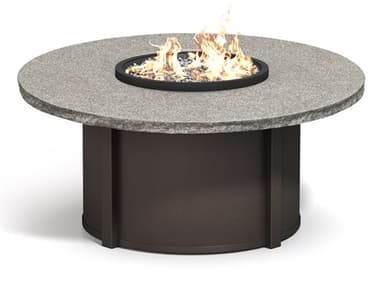 Homecrest Shadow Rock Aluminum 48'' Round Fire Pit Table HC48RSHFPTT89RNC