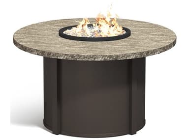 Homecrest Slate Aluminum 42'' Round Fire Pit Table HC48RSLFPTT89RDC
