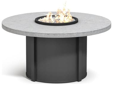 Homecrest Concrete Aluminum 54'' Round Fire Pit Table HC54RCTFPTT89RDC