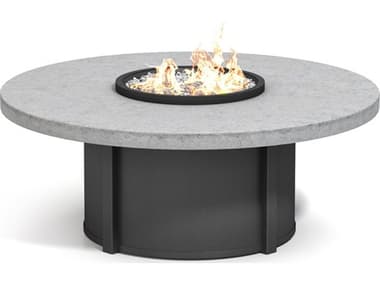 Homecrest Concrete Aluminum 54'' Round Fire Pit Table HC54RCTFPTT89RNC