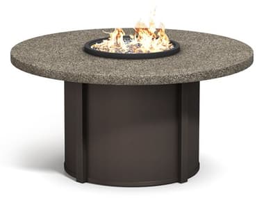 Homecrest Stonegate Aluminum 54'' Round Fire Pit Table HC54RSGFPTT89RDC