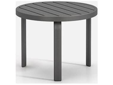Homecrest Latitude Aluminum 24'' Wide Round Universal Base End Table HC6224R