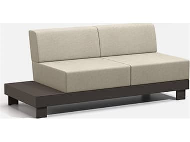 Homecrest Urban Cushion Aluminum Right Table Loveseat HC8342R