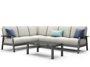 Homecrest Revive Modular Aluminum Cushion Sectional Lounge Set HCREVVEMDLRSECLNGSET1