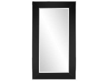 Howard Elliott Devon Black 40''W x 71''H Rectangular Wall Mirror HE11136