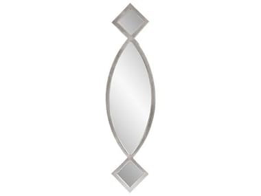 Howard Elliott Windowpane Champagne Silver 10''W x 38''H Wall Mirror HE11273