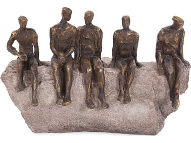 Howard Elliott Bronze Waiting Figures Statue HE12278