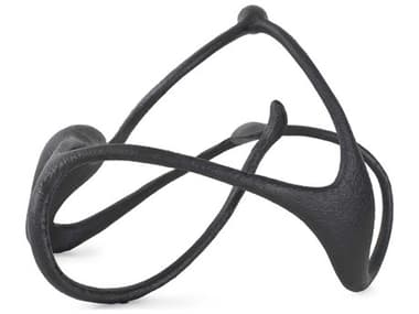 Howard Elliott Matte Black Endro Abstract Sculpture HE12336