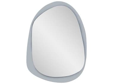 Howard Elliott Ahrends Asymmetrical Smokey Gray Wall Mirror HE15241