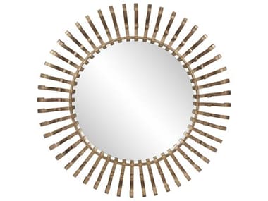 Howard Elliott Casimir Bronze Sunburst Wall Mirror HE170007