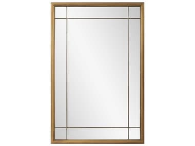 Howard Elliott Chiverny Brass Rectangular Wall Mirror HE170016