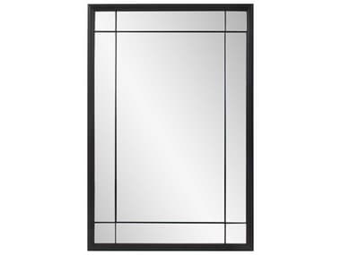 Howard Elliott Chiverny Matte Black Rectangular Wall Mirror HE170019