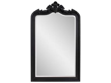 Howard Elliott Medici Ornate Matte Black Wall Mirror HE180028