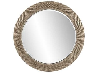 Howard Elliott Bergman Champagne Round Wall Mirror HE21117