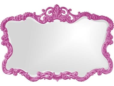 Howard Elliott Talida Glossy Hot Pink 27''W x 38''H Wall Mirror HE21183HP