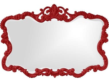 Howard Elliott Talida Glossy Red 27''W x 38''H Wall Mirror HE21183R