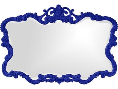 Howard Elliott Talida Glossy Royal Blue 27''W x 38''H Wall Mirror HE21183RB