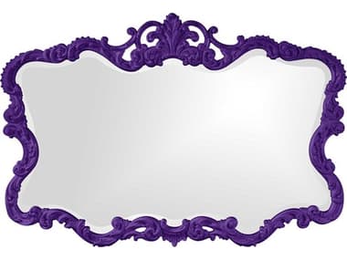 Howard Elliott Talida Glossy Royal Purple 27''W x 38''H Wall Mirror HE21183RP