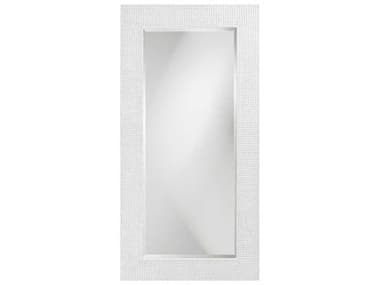 Howard Elliott Lancelot Glossy White 30''W x 60''H Rectangular Wall Mirror HE2142W