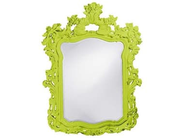 Howard Elliott Turner Glossy Green 42''W x 56''H Wall Mirror HE2147MG