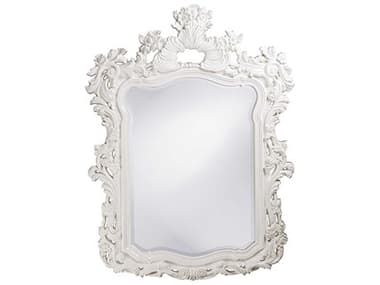 Howard Elliott Turner Glossy White 42''W x 56''H Wall Mirror HE2147W