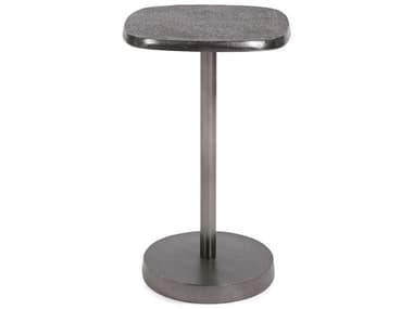 Howard Elliott Minimalist Square Metal Black Nickel End Table HE23044