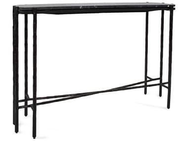 Howard Elliott Myatt Rectangular Marble Graphite Console Table HE27029