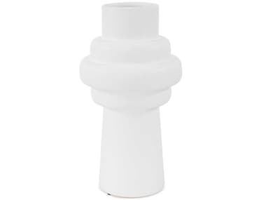 Howard Elliott Zopol Matte White Vase HE34245