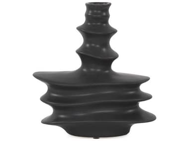 Howard Elliott Cairn Matte Black Vase HE34248