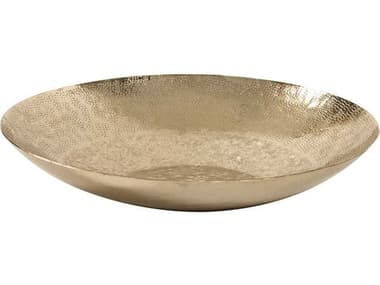 Howard Elliott Textured Gold 23'' Decorative Bowl HE35087